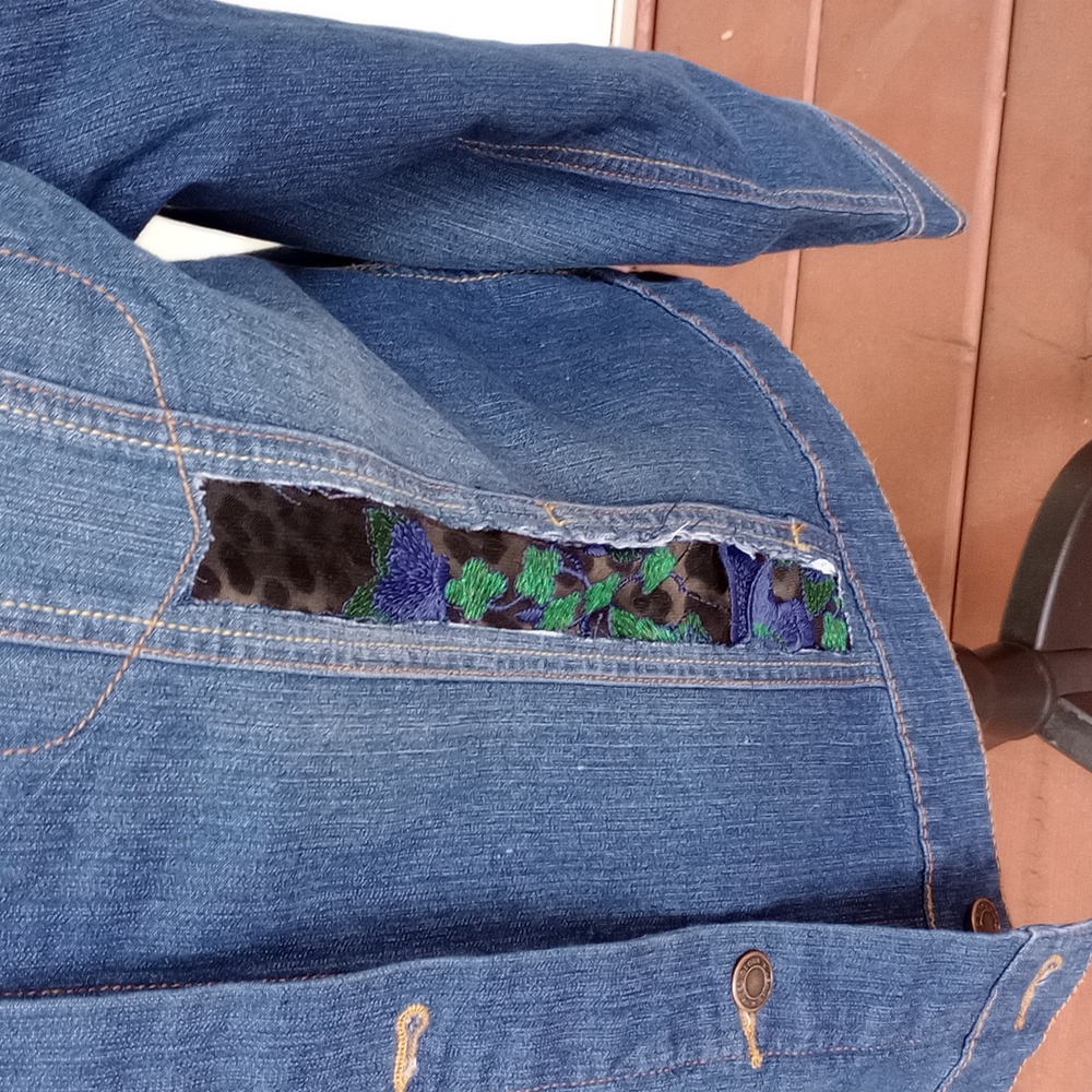 Upcycled Jean Jacket - image 2